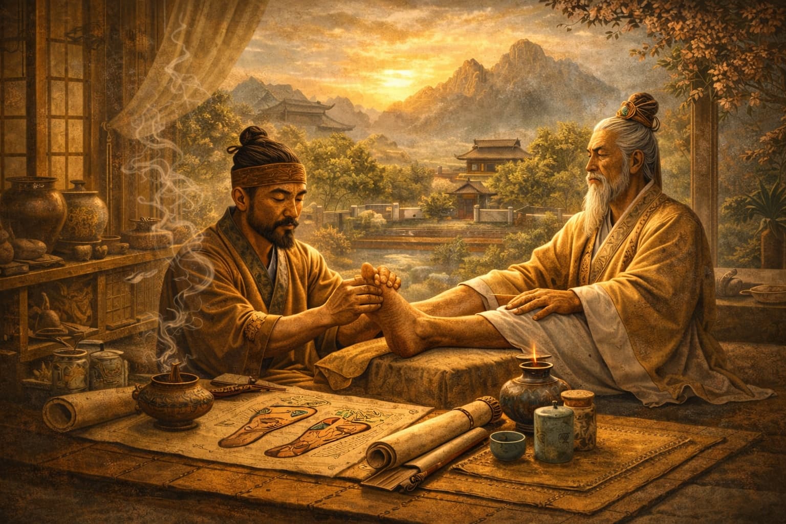 Tradición milenaria de reflexología en Asia